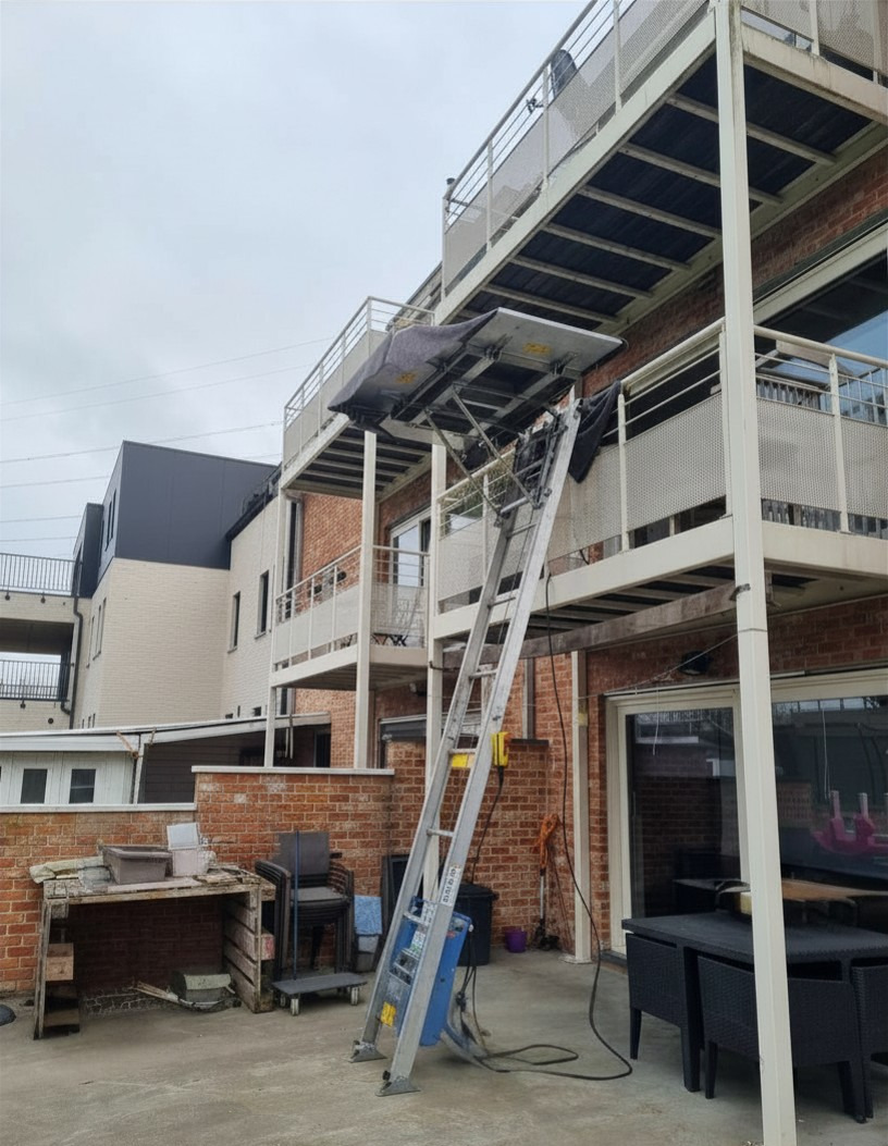 Opbouwlift tot 2de verdieping door Maréchal